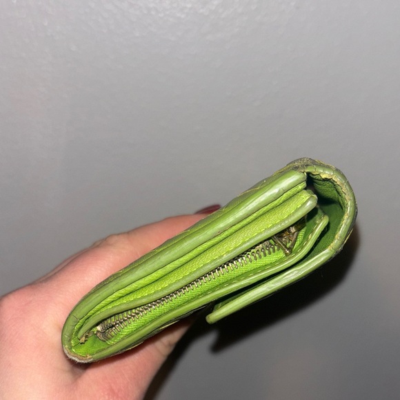 Bottega Venetia Green Woven Leather wallet - Picture 3 of 13